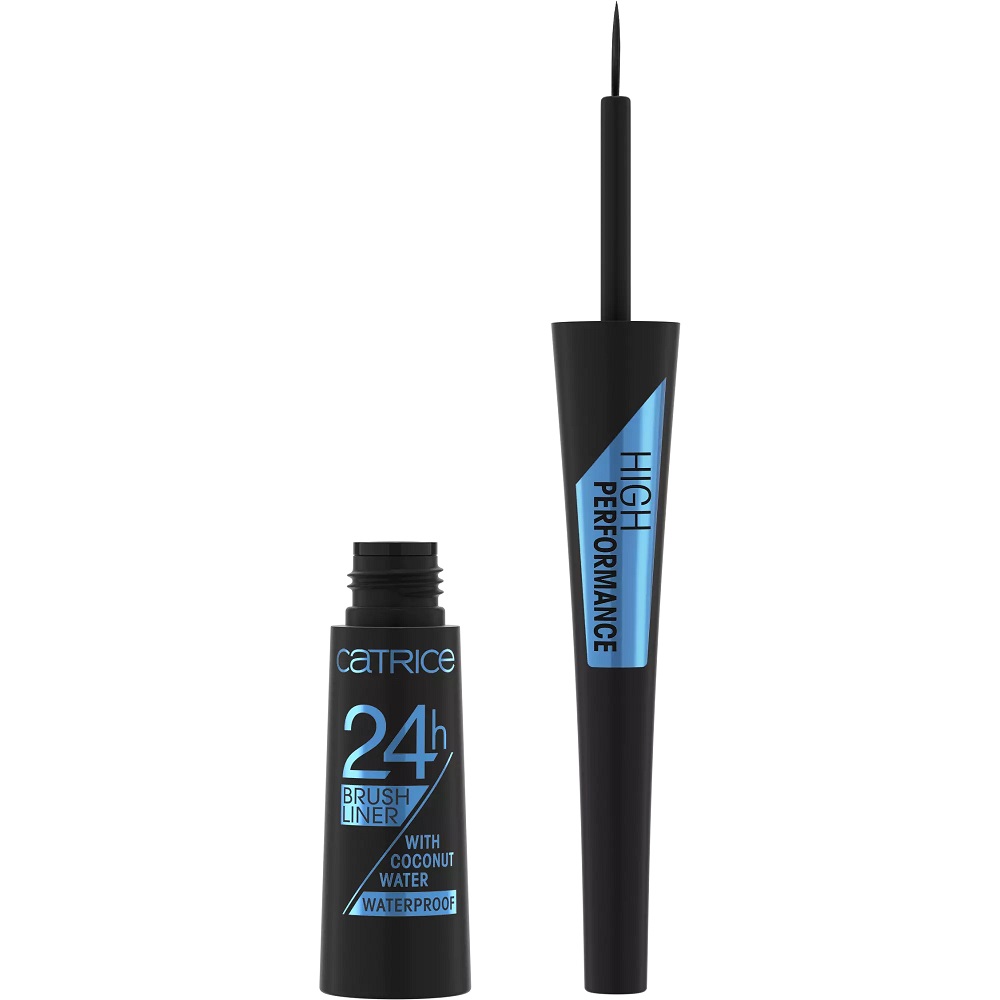24H Brush Liner Vodoodolná Očná Linka 010 Ultra Black 3ml
