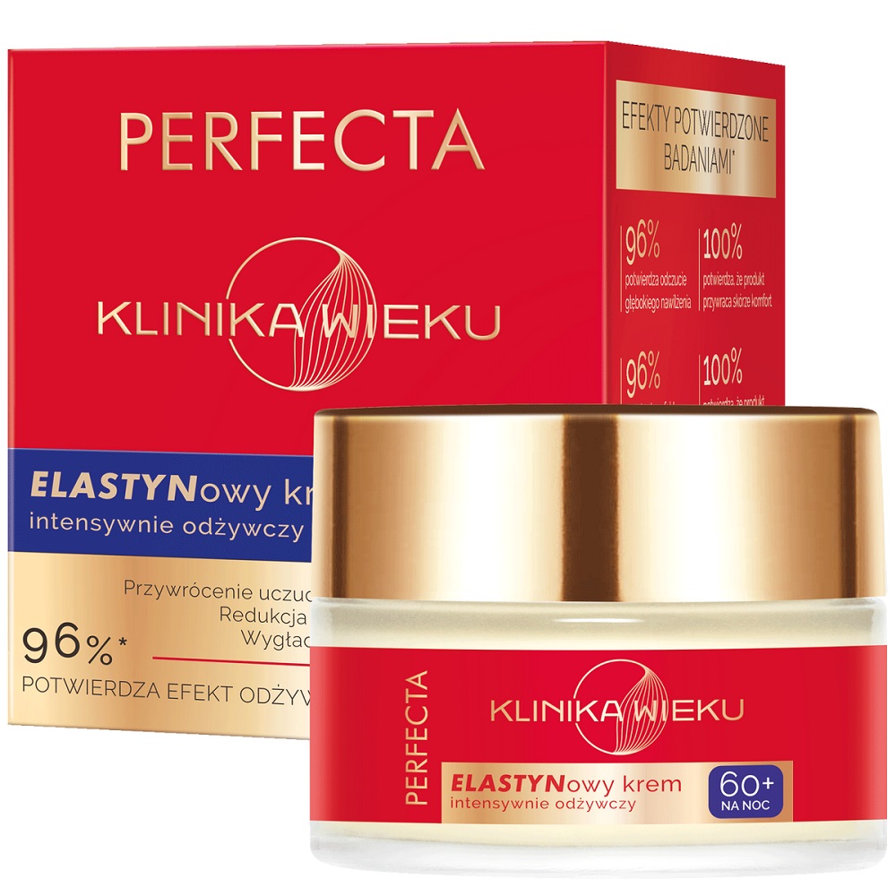 Klinika Wieku Elastín Intenzívny Nočný Krém 60+ 50ml