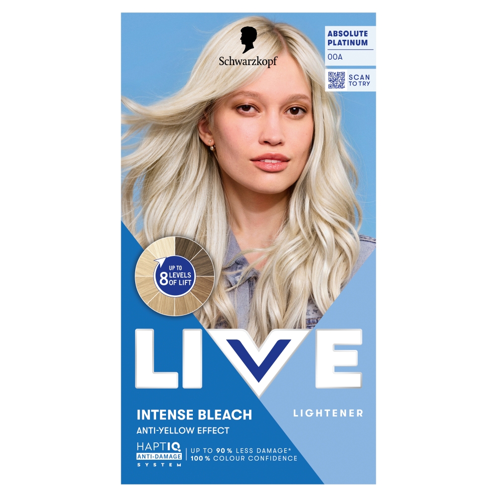 Live Intense Bleach Zosvetľovač Vlasov 00A Absolute Platinum