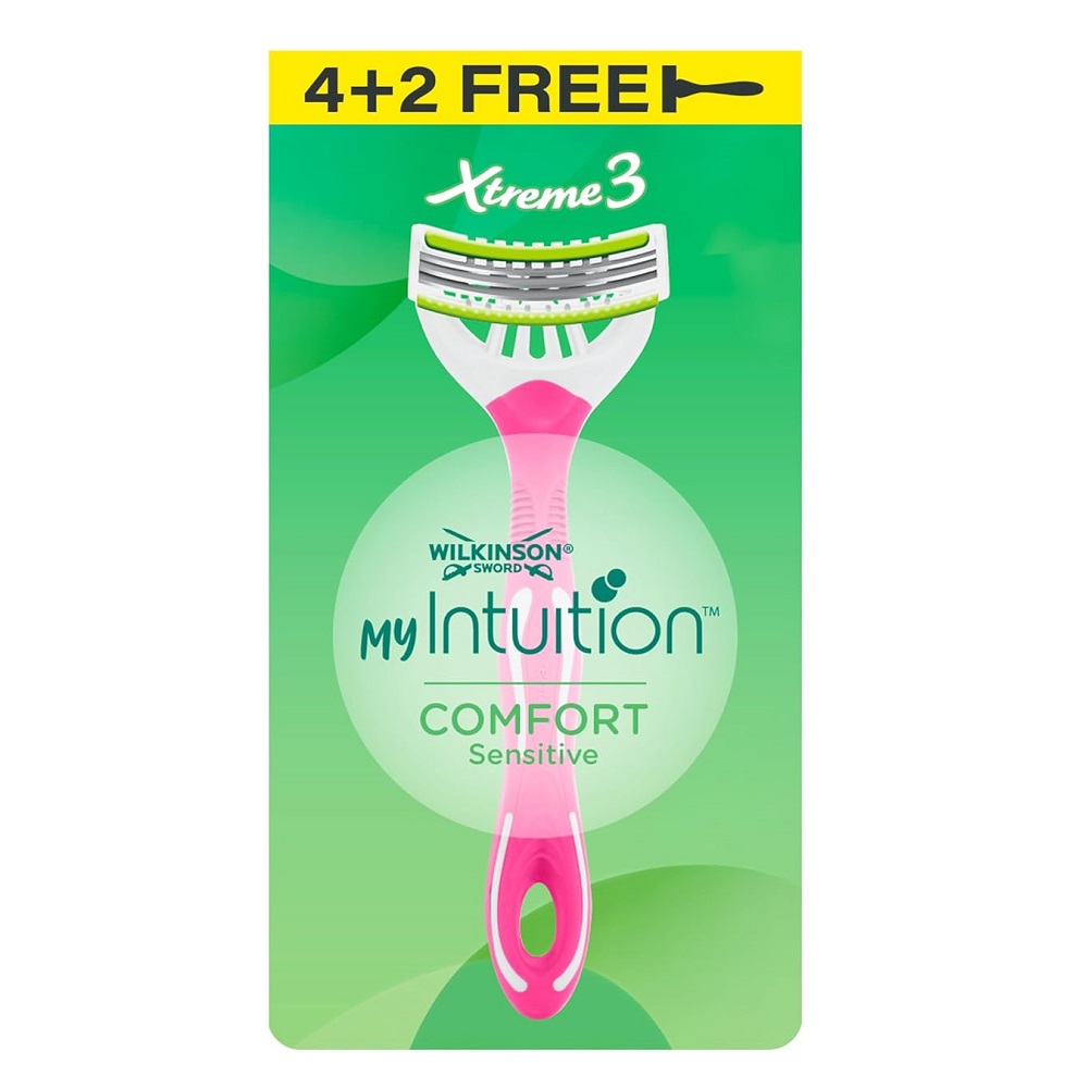 My Intuition Xtreme3 Comfort Sensitive Jednorazové Holiace Strojčeky, 6 Ks