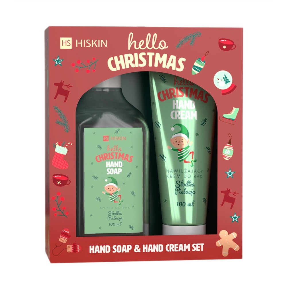 Hello Christmas Sada Krémov Na Ruky Sladká Pistachio 60 Ml + Mydlo Na Ruky Sladká Pista…