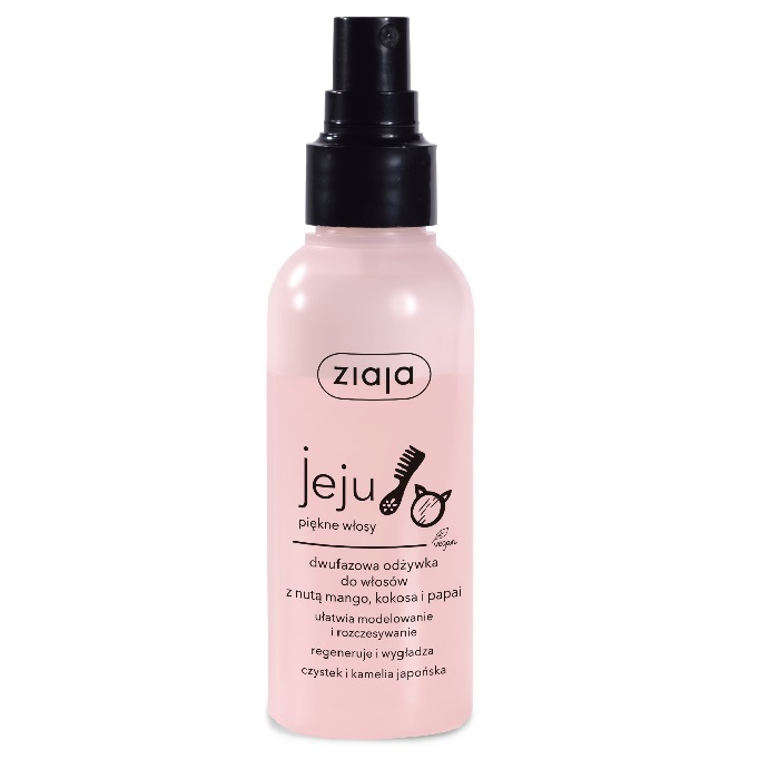 Jeju Dvojfázový Kondicionér Na Vlasy V Spreji S Tónmi Manga, Kokosu A Papáje 125ml