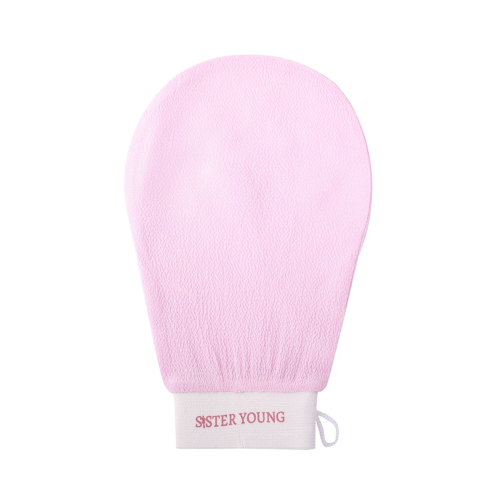 Nova Exfoliating Glove Exfoliačný Telový Peeling Ružová Rukavica
