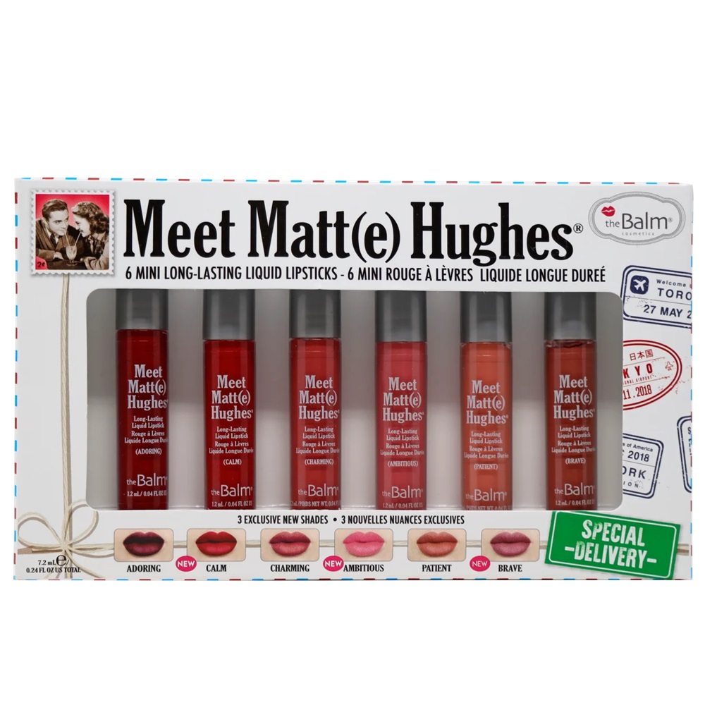 Meet Matt(E) Hughes Special Delivery Sada Tekutých Rúžov 6x1,2 Ml