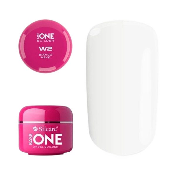 Base One Bianco Neve W2 Stavebný Gél Na Nechty 15g