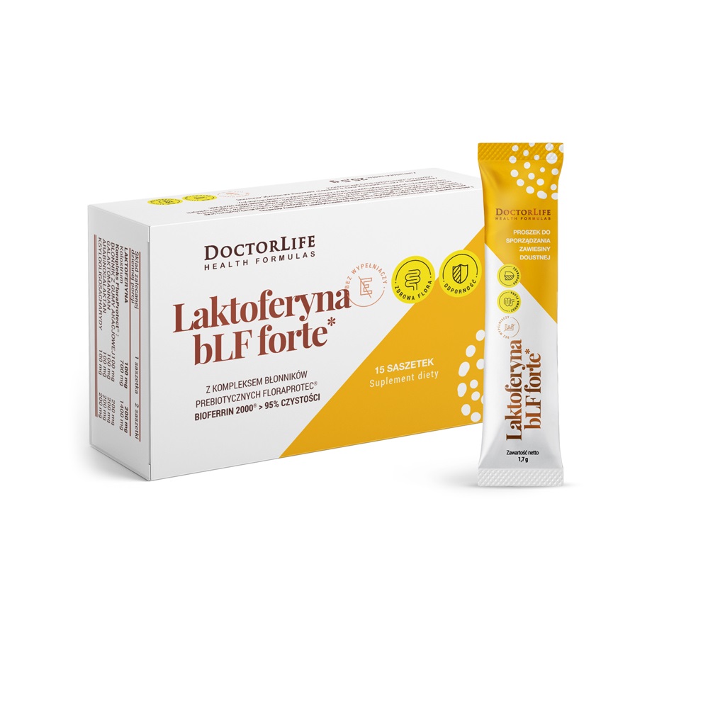 Lactoferrin BLF Forte 100 Mg Výživový Doplnok 15 Vrecúšok