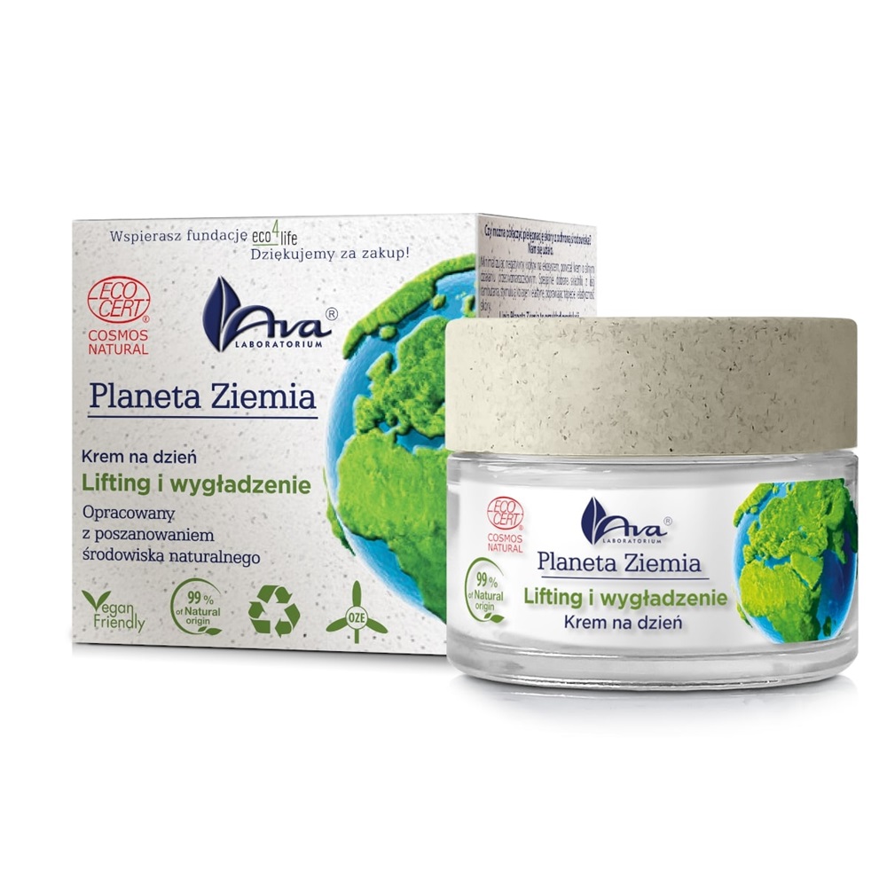 Ava Laboratory, Denný Krém Planet Earth Liftingový A Vyhladzujúci 50ml