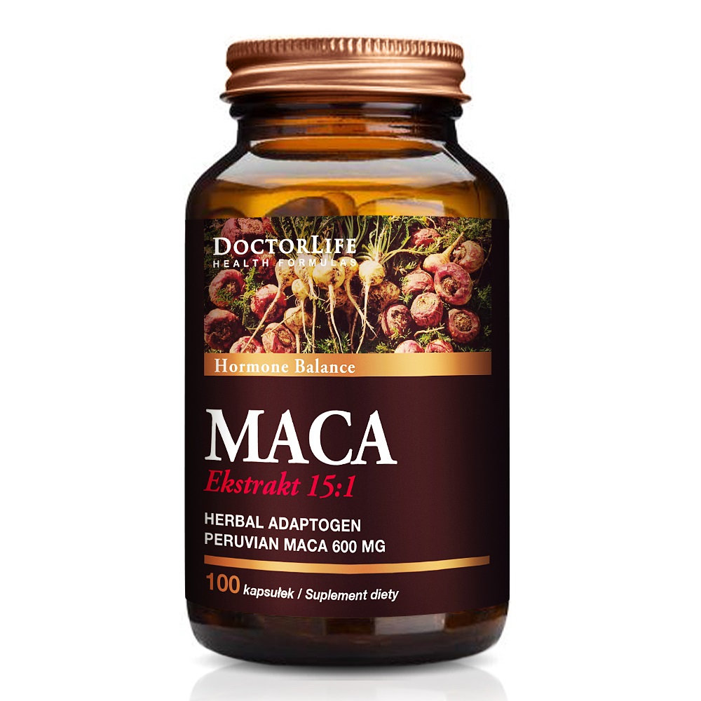 Maca Extrakt 15:1 Doplnok Stravy 100 Kapsúl