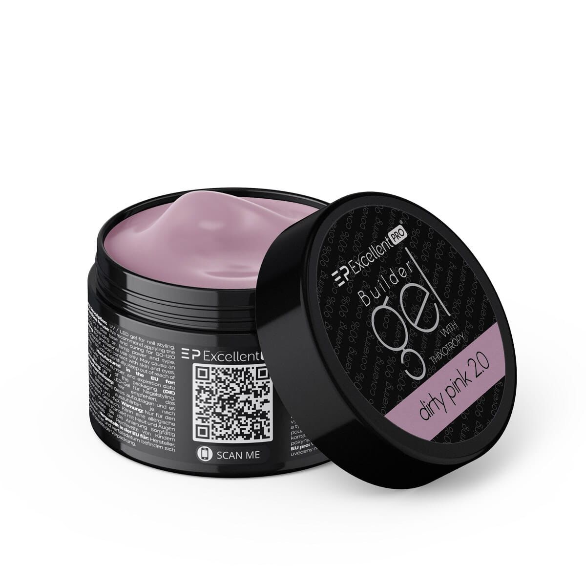 Builder Gel With Thixotropy Dirty Pink 2.0 50g Stavebný Gél S Tixotropnými Vlastnosťami…