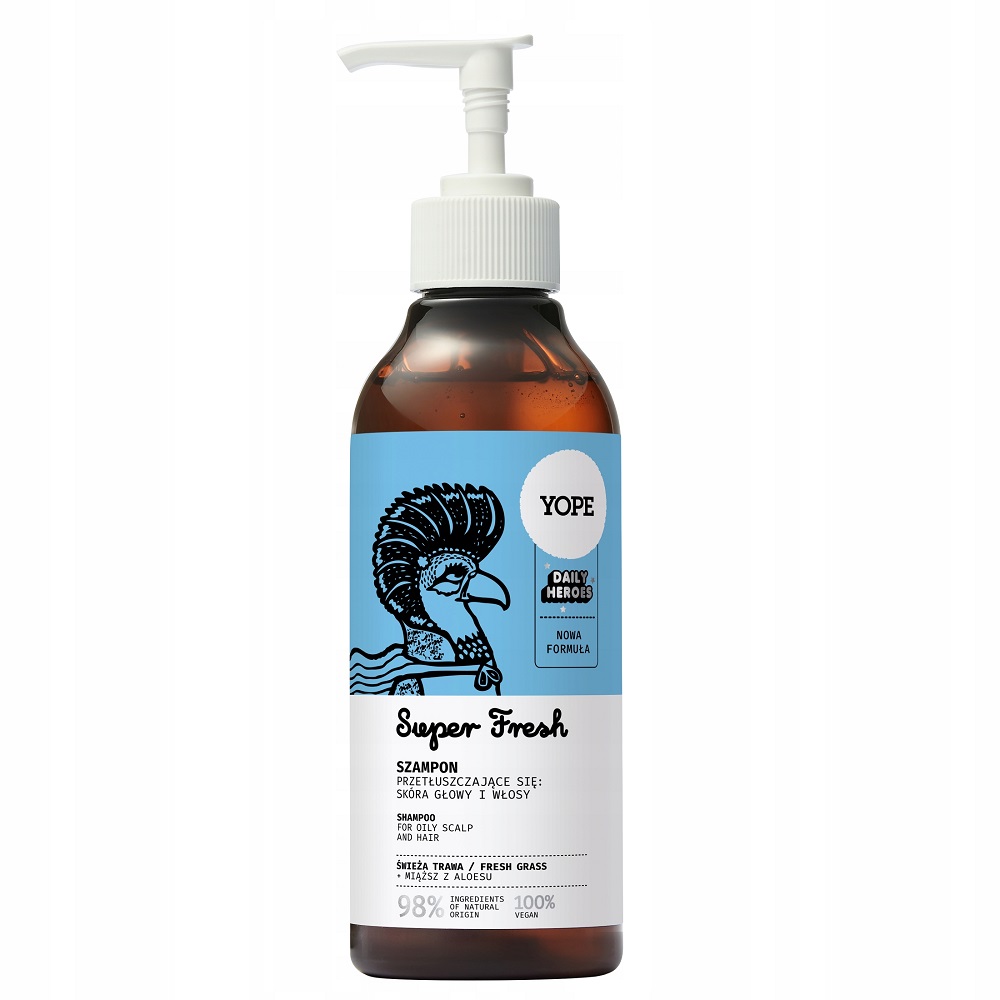 Prírodný šAmpón Na Vlasy Fresh Grass 300ml