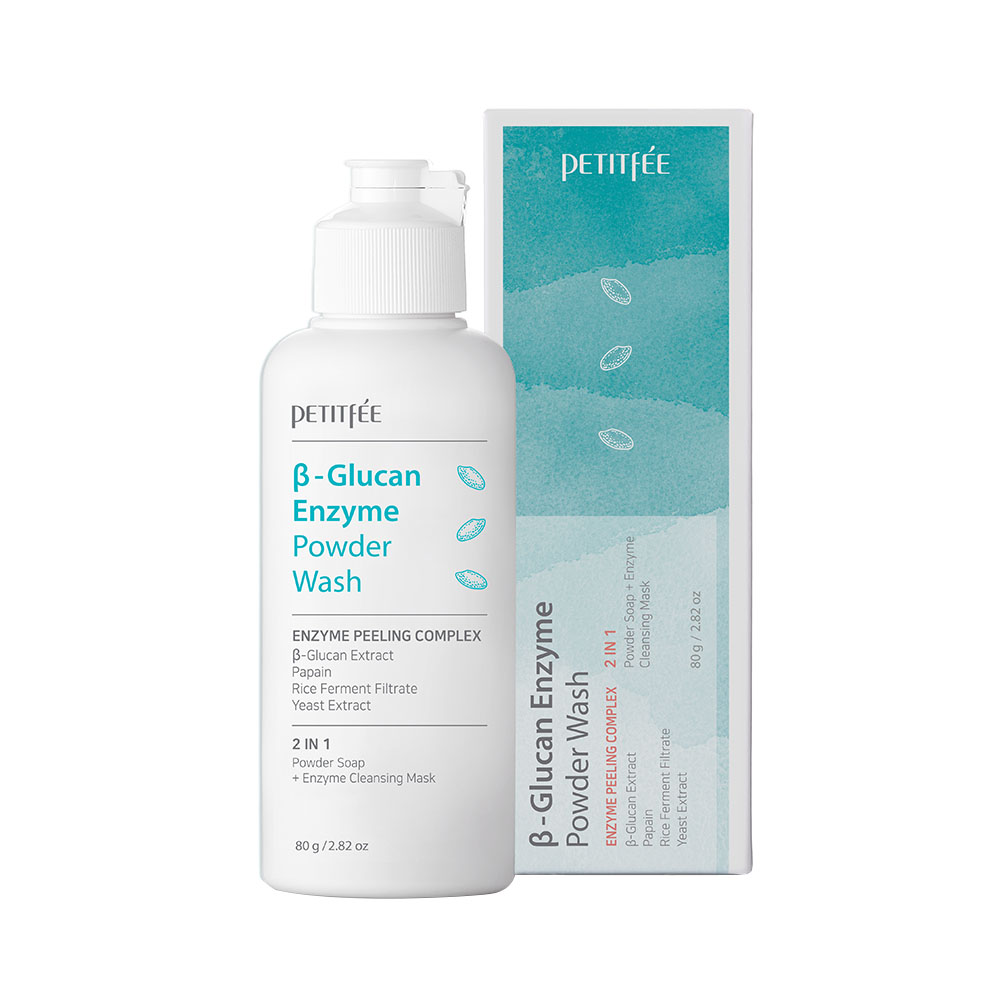 B-Glucan Enzyme Powder Wash Hydratačný A Upokojujúci Enzýmový Prášok Na Tvár 80g
