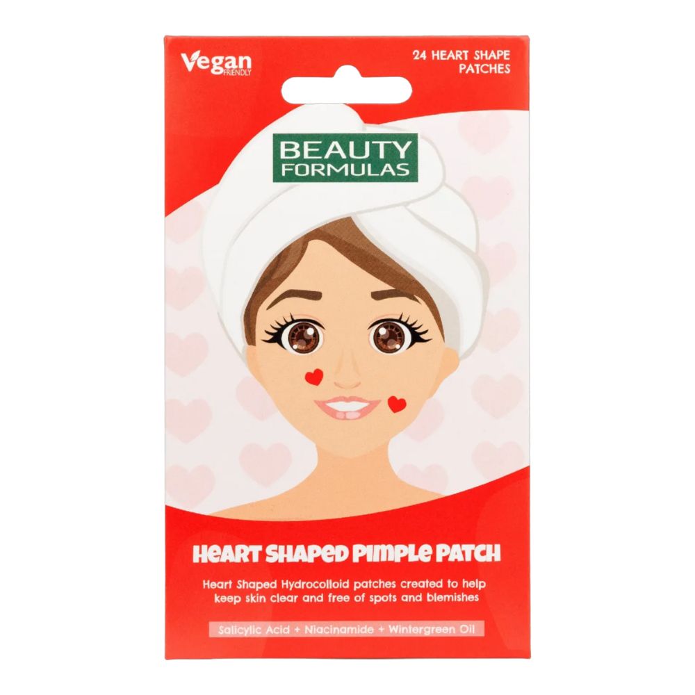 Heart Shaped Pimple Patch Hydrogélové Náplasti V Tvare Srdca Na Nedokonalosti Pleti, 24 Ks.