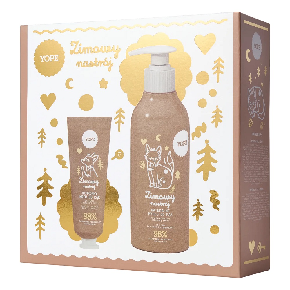 Zimowy Nastrój Set Winter Mood Set Prírodné Mydlo Na Ruky 300ml + Ochranný Krém Na Ruky…