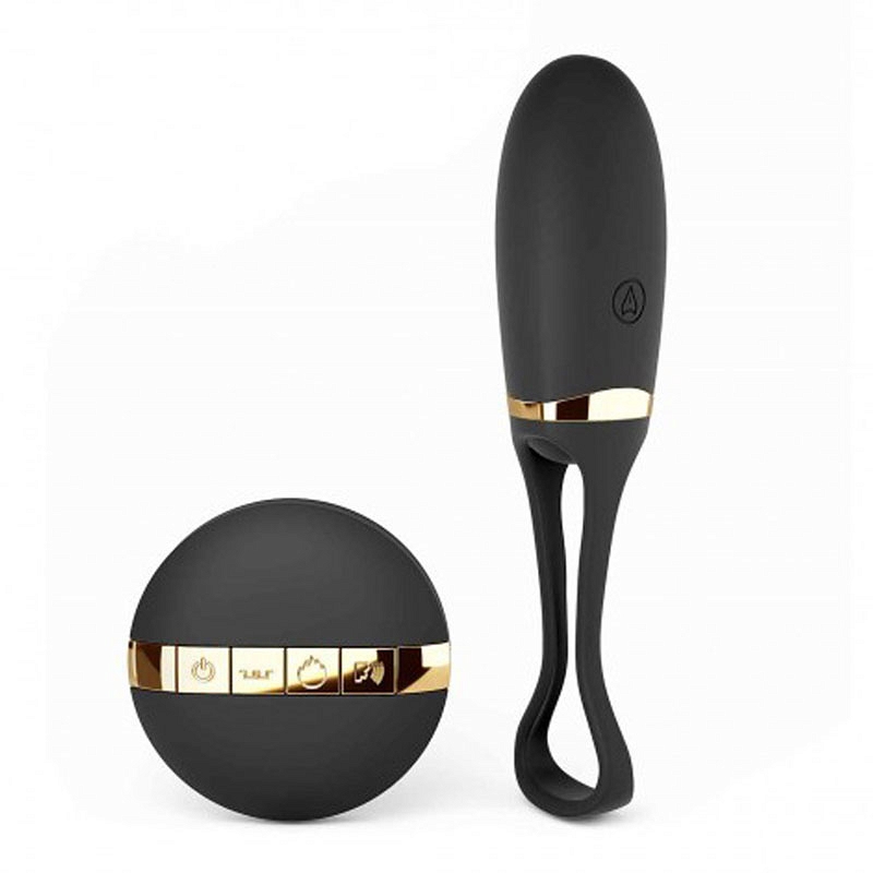 Secret Delight Vaginálne Vajíčko Na Diaľkové Ovládanie Black & Gold