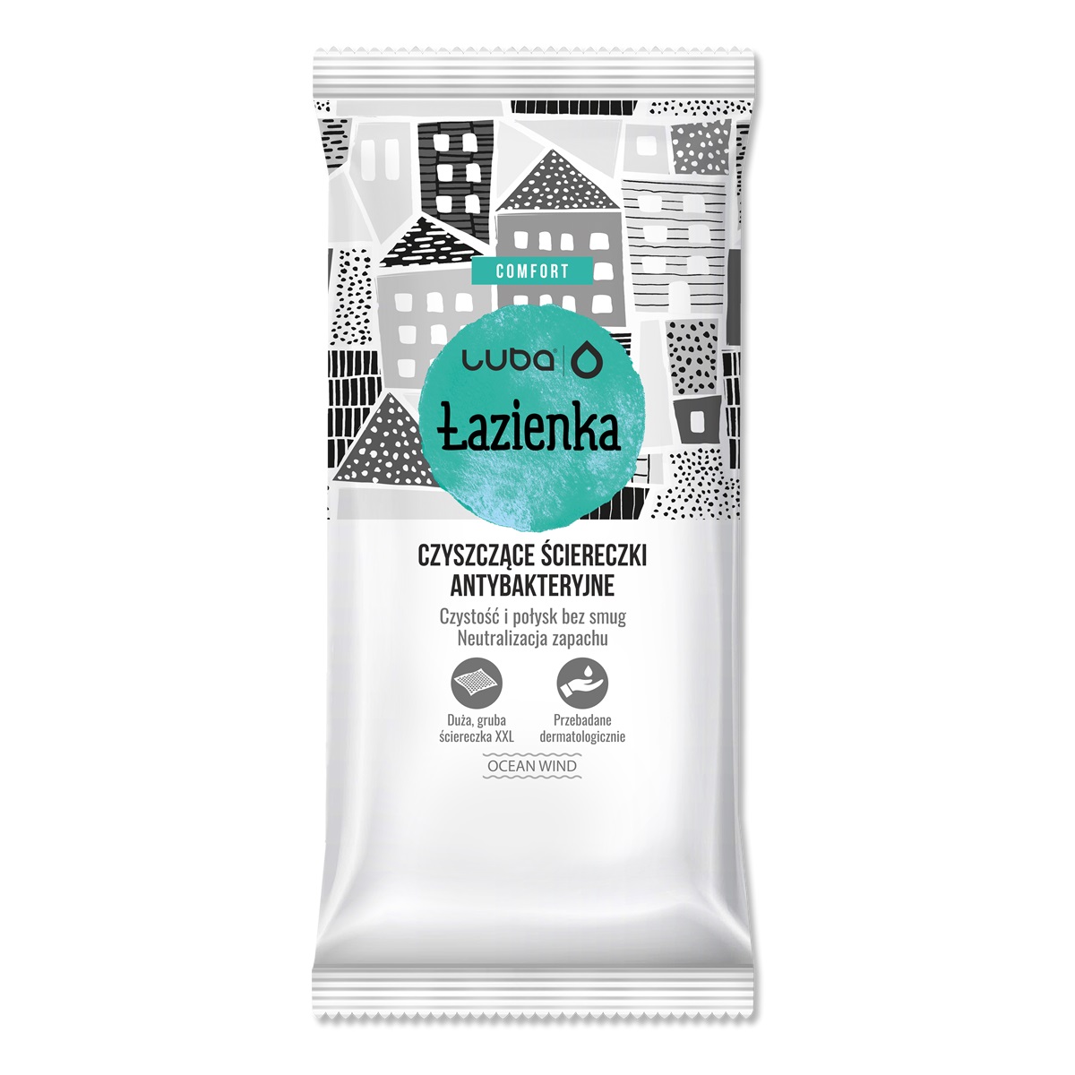 Comfort Antibakteriálne čIstiace Obrúsky Do Kúpeľne 32ks