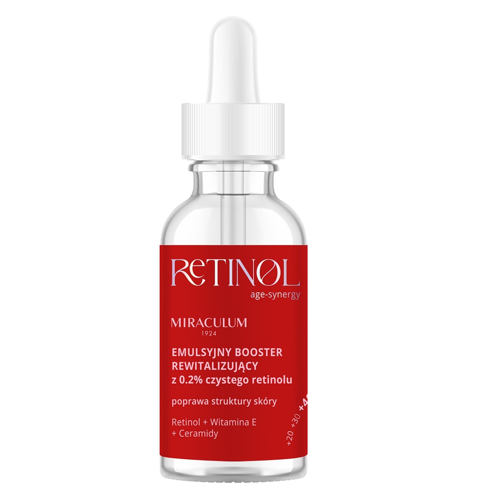 Age Synergy Retinol Emulzia Revitalizačný Booster S 0,2 % čIstého Retinolu 30 Ml