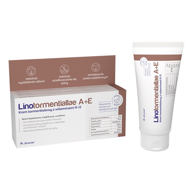Linotormentiallae A+E Tormentiol Krém S Vitamínmi A A E 50g