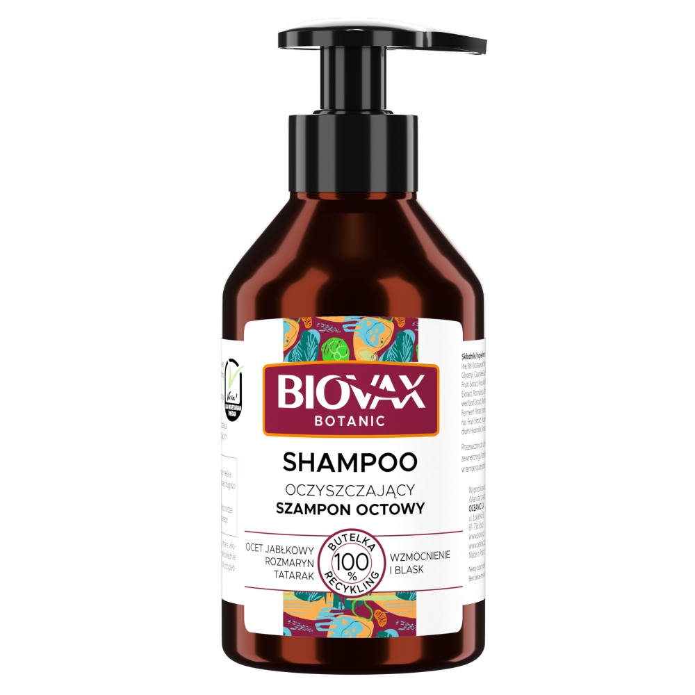 Botanický Octový šAmpón Na Vlasy 200 Ml