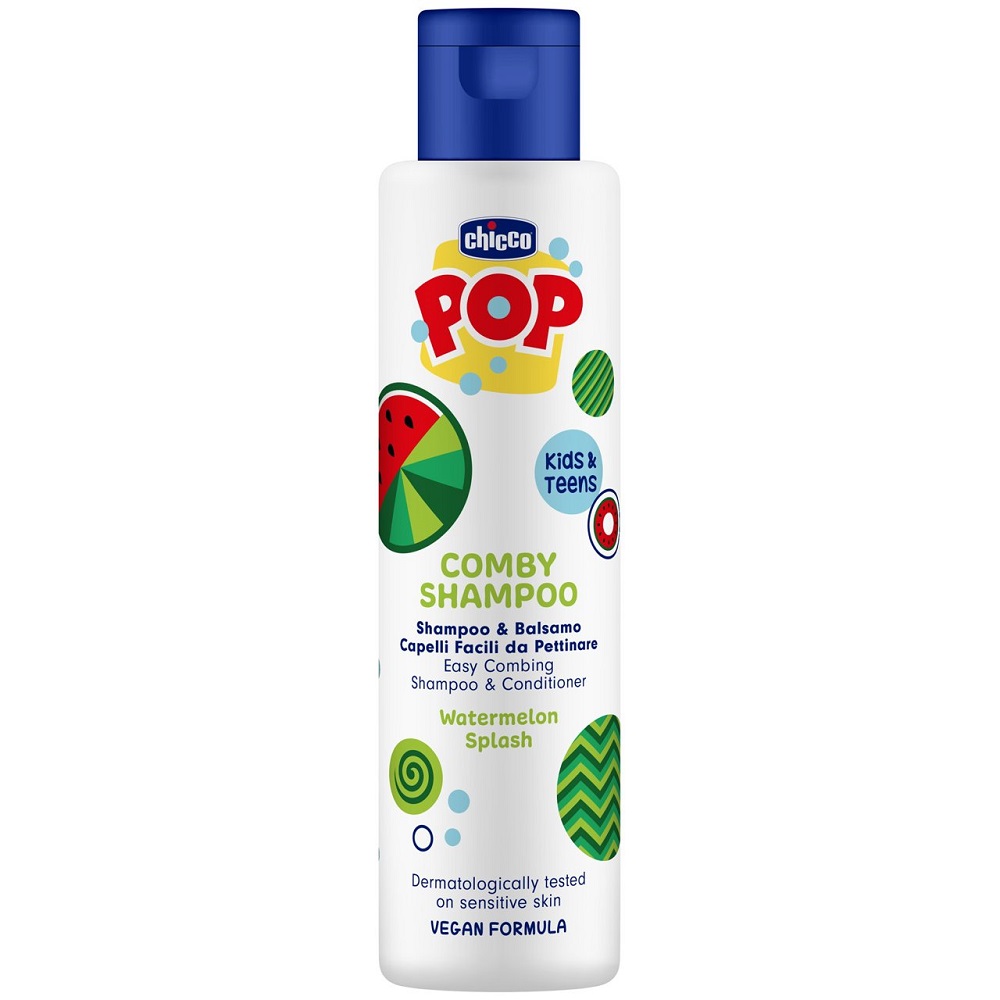 Pop Comby Shampoo Pop šAmpón A Kondicionér 2 V 1 S Vôňou Melónového Sorbetu 250 Ml