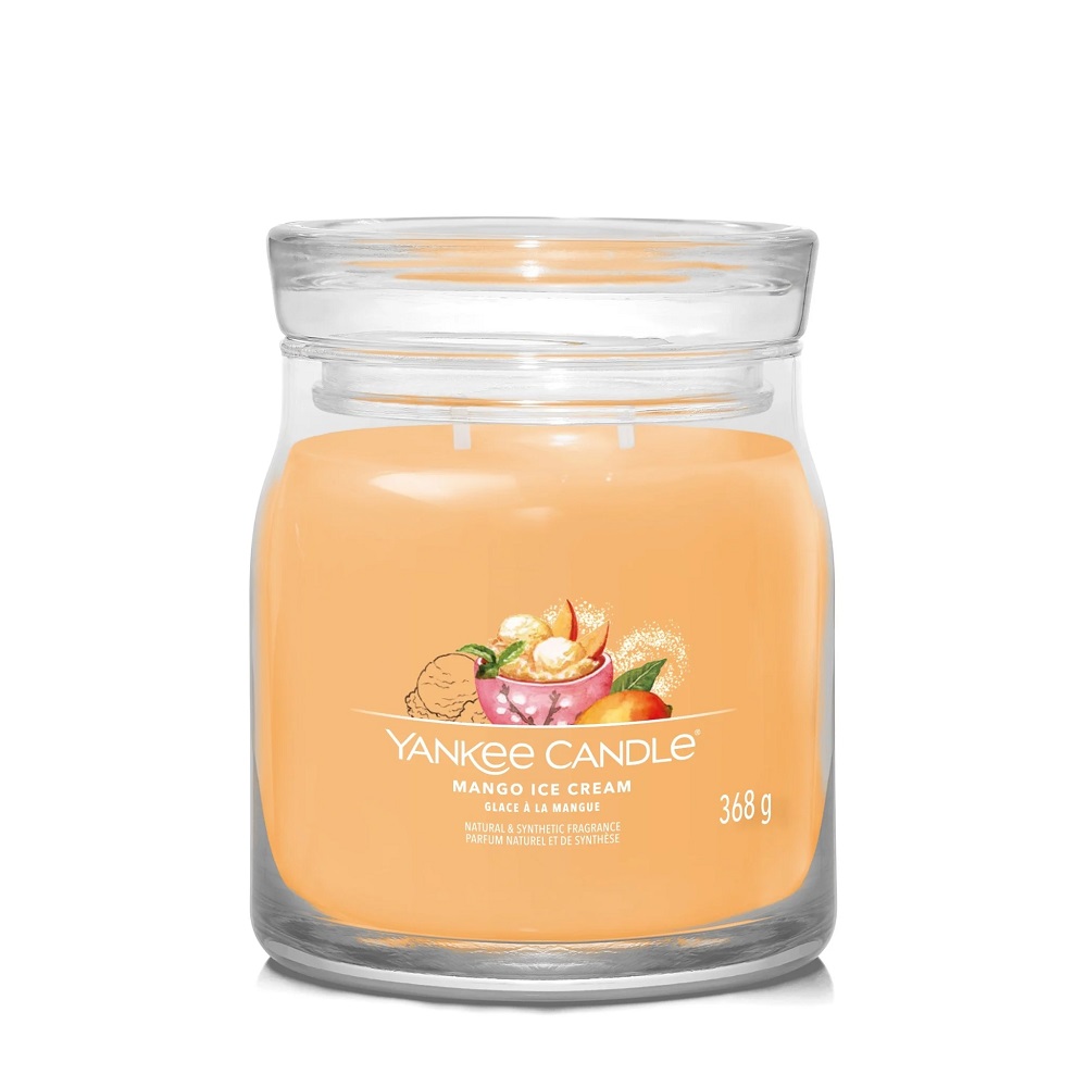 Mango Ice Cream Stredná Vonná Sviečka 368g