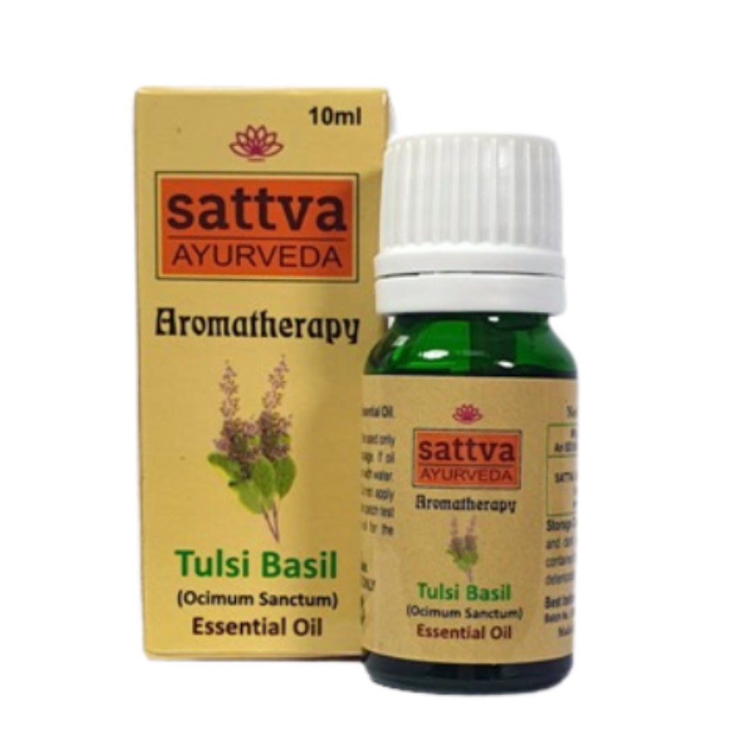Aromatherapy Essential Oil Esenciálny Olej Z Bazalky Tulsi 10 Ml