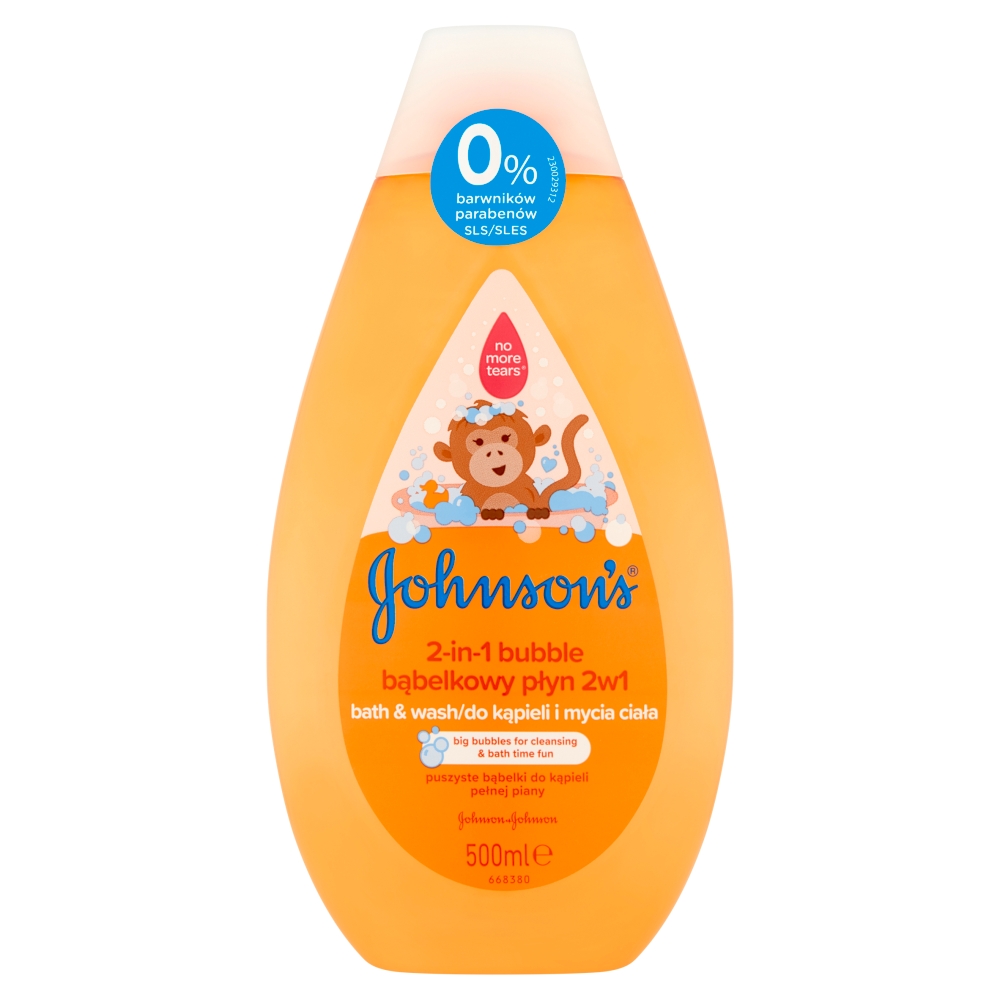 Johnson's Bubble Perličkový Kúpeľ A Telové Umývanie 2v1 500 Ml