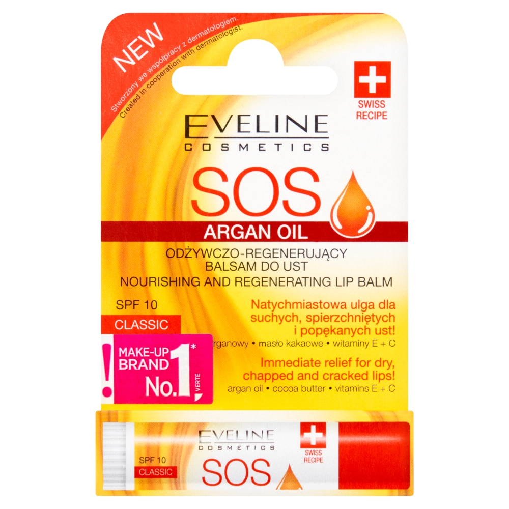 SOS Vyživujúci A Regeneračný Balzam Na Pery SPF20 Classic 4,5 Ml