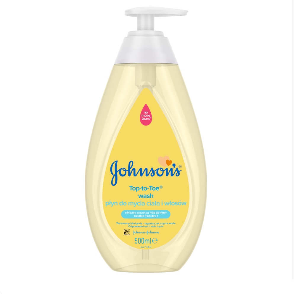 Johnson's Top-to-Toe Na Umývanie Tela A Vlasov 500 Ml