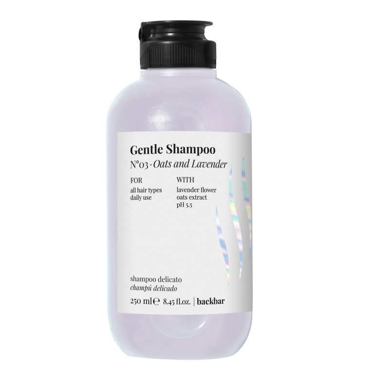 Backbar Gentle Shampoo No.3 Jemný šAmpón Na Vlasy S Ovsom A Levanduľou 250 Ml