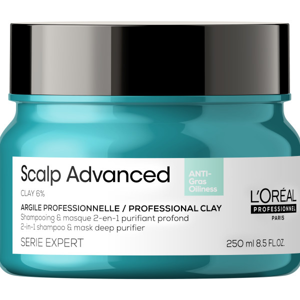 Serie Expert Scalp Advanced 2-In-1 Deep Purifier Clay čIstiaca Maska 250ml