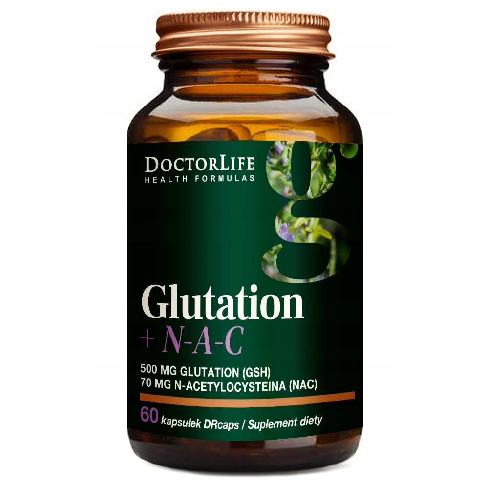 Glutation + N-A-C Co-Q10 720 HDL Doplnok Stravy 60 Kapsúl