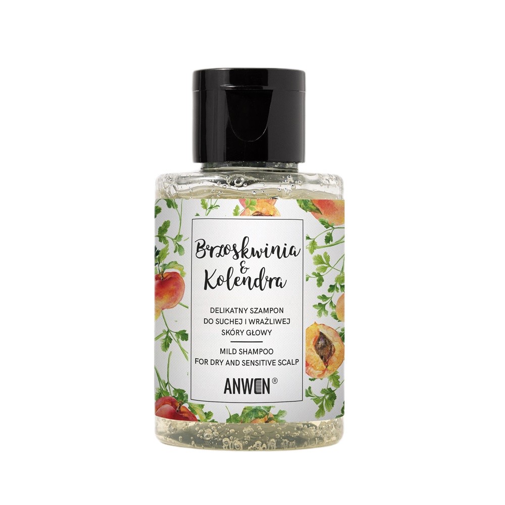 ŠAmpón Na Suchú A Citlivú Pokožku Hlavy Broskyňa A Koriander 50ml
