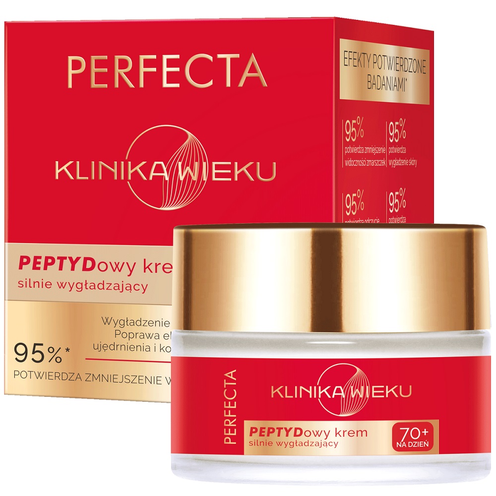Klinika Wieku Peptidový Intenzívny Vyhladzujúci Denný Krém 70+ 50ml