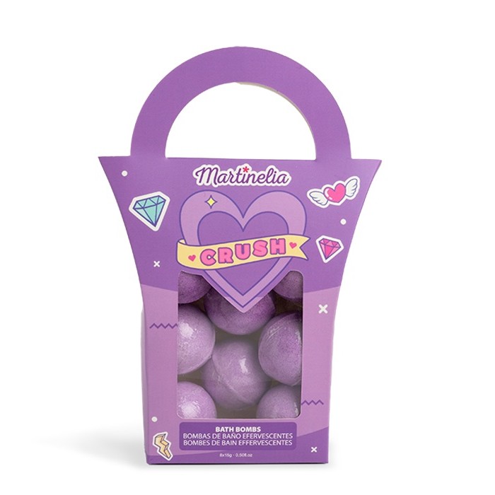 Crush Detské Loptičky Do Kúpeľa Violet 8x15g