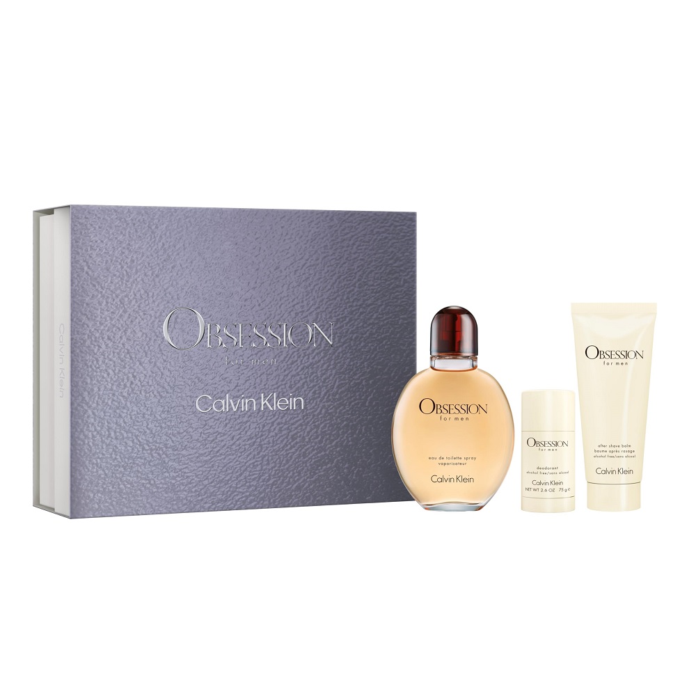 Obsession For Men Sada Toaletná Voda 125ml + Voda Po Holení 100ml + Dezodorant 75ml