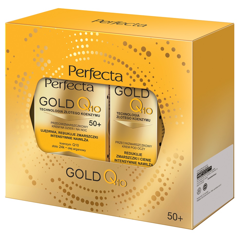 Gold Q10 Krém Proti Vráskam 50+ 50ml + Očný Krém Proti Vráskam 15ml