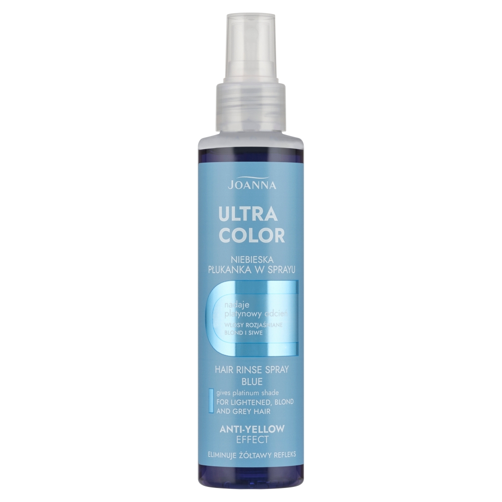 Ultra Color System Oplachovací Sprej Na šEdivé Blond A Odfarbené Vlasy, Ktorý Dodáva Platinový Odtieň Blue 150ml