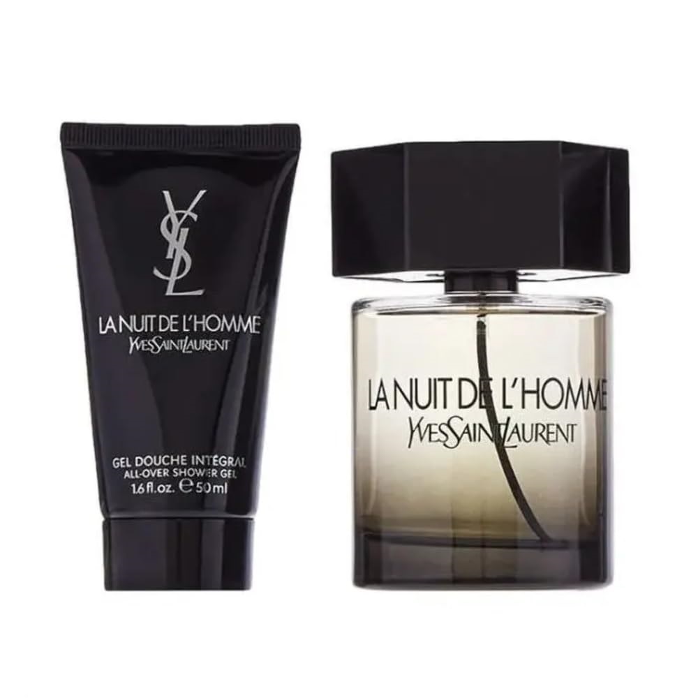 La Nuit De L'Homme Set Toaletná Voda V Spreji 100ml + Sprchový Gél 50ml
