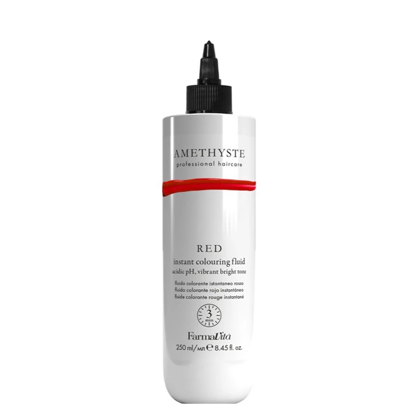 Amethyste Red Instant Colouring Fluid – Farbiaci Fluid Na Vlasy Red 250 Ml