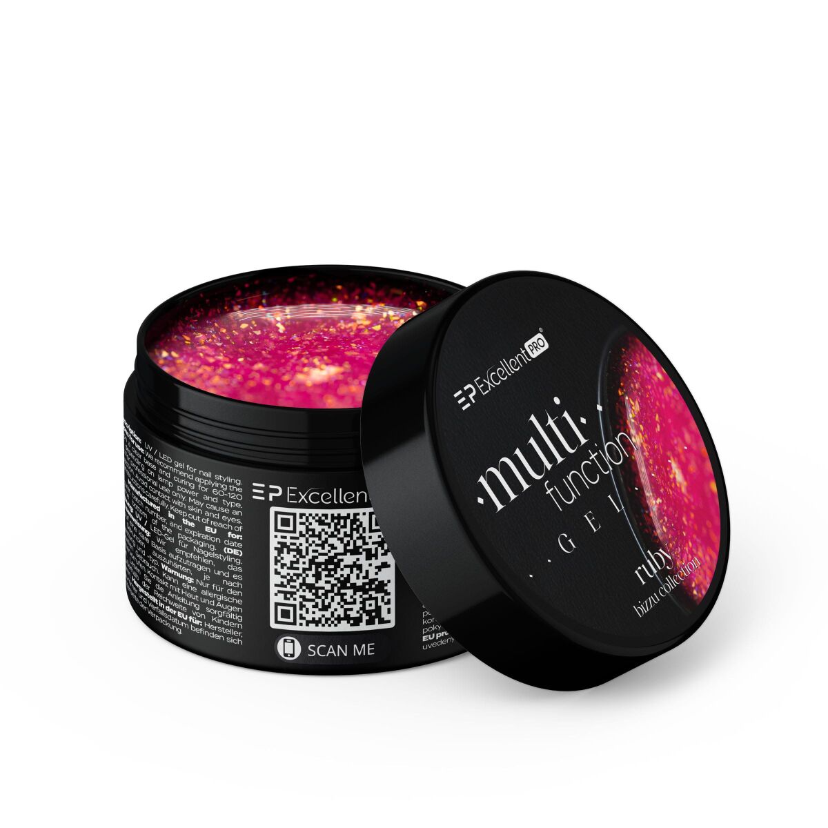 Multifunction Gel Ruby 15g Multifunkčný Gél Na Budovanie Nechtov Ruby 15 G