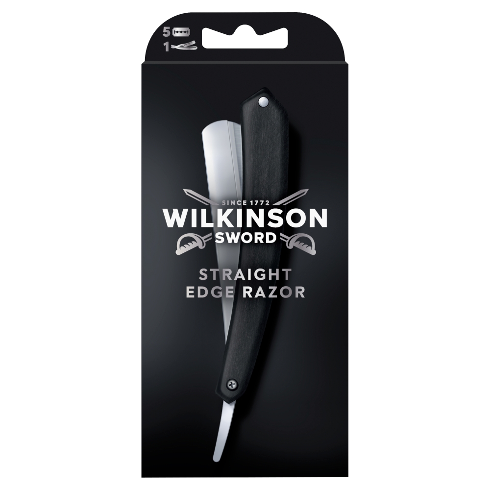 Straight Edge Razor Holiaci Strojček + 5 žIletiek