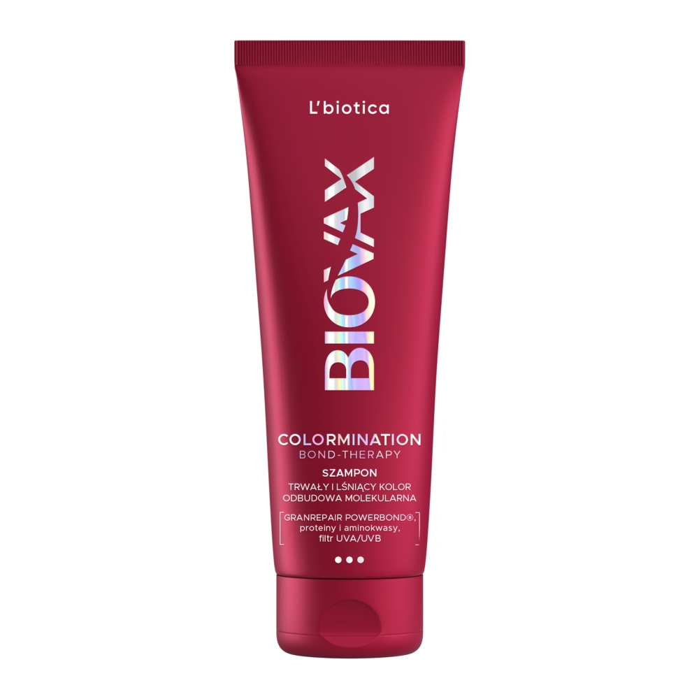 Biovax Colormination Bond-Therapy Regenerujúci šAmpón Pre Dlhšie Trvácnosť Farby 200 Ml