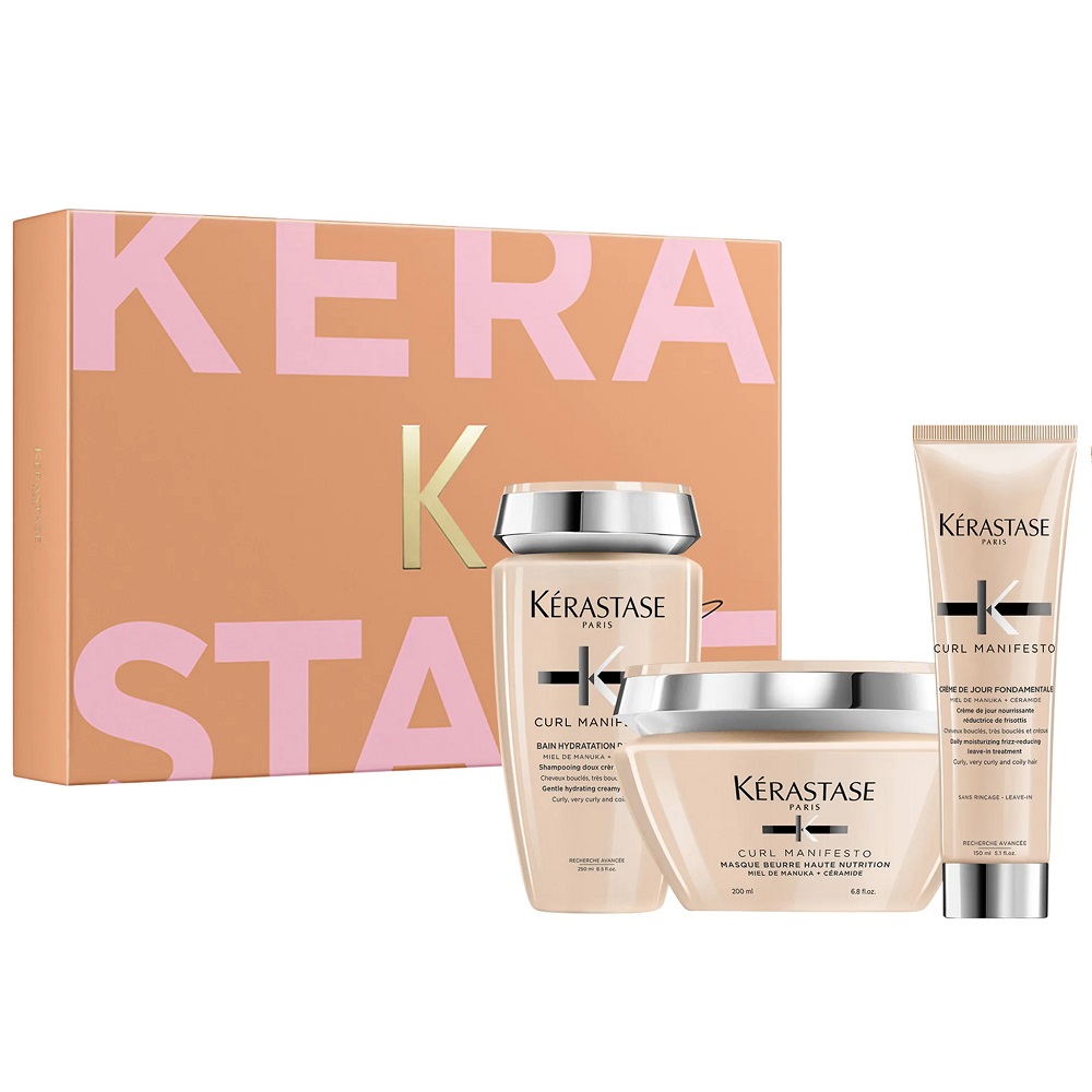 Curl Manifesto Sada šAmpón 250ml + Maska Na Vlasy 200ml + Hydratačný Krém Na Kučery 150ml