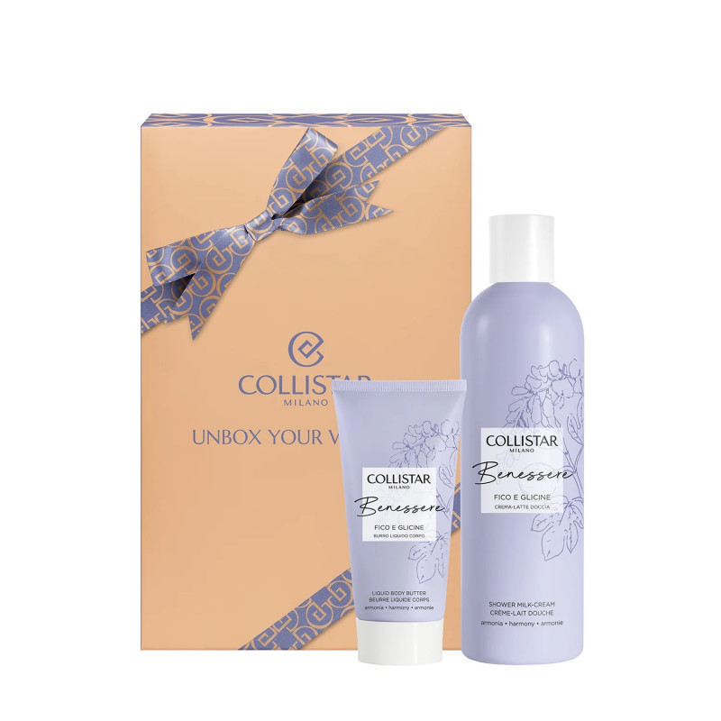 Unbox Your Wellness Sada Krémové Sprchové Mlieko 250ml + Jemné Telové Maslo 50ml