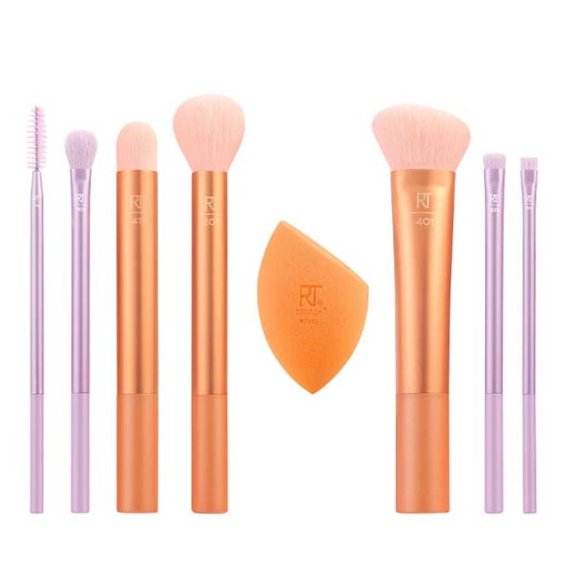 Level Up Brush + Sponge Set Level Up Brush + Sponge – Sada 7 Kusov šTetcov Na Líčenie + šPongia Na Líčenie