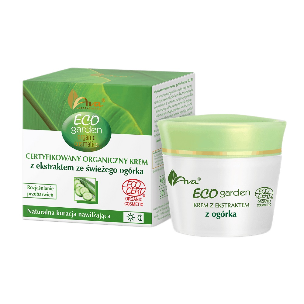 Eco Garden Ogórek Eco Garden Certifikovaný Bio Krém S Výťažkom Z čErstvého Uhorku 20+ 5…