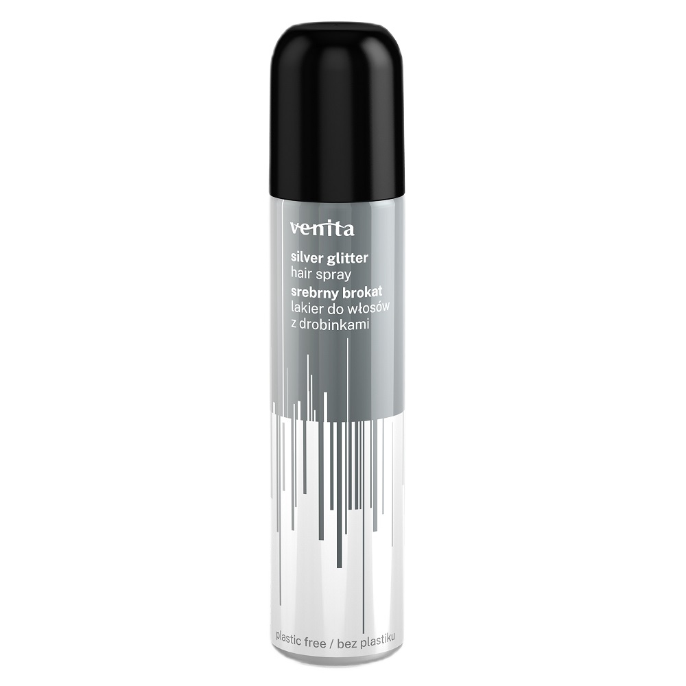 Lakiery Do Włosów Z Drobinkami Lak Na Vlasy S Trblietavými čAsticami Silver Glitter 75 Ml