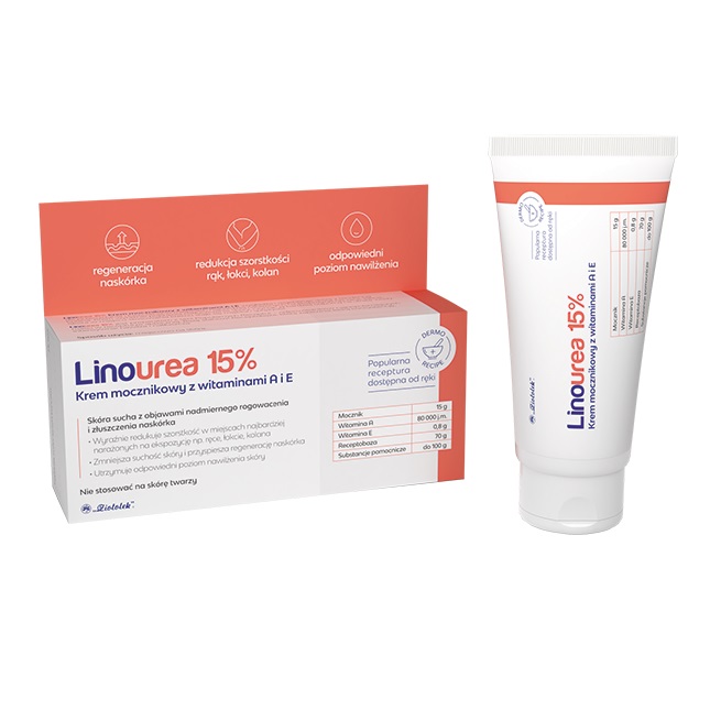 Linourea 15% Močovinový Krém S Vitamínmi A A E 50g