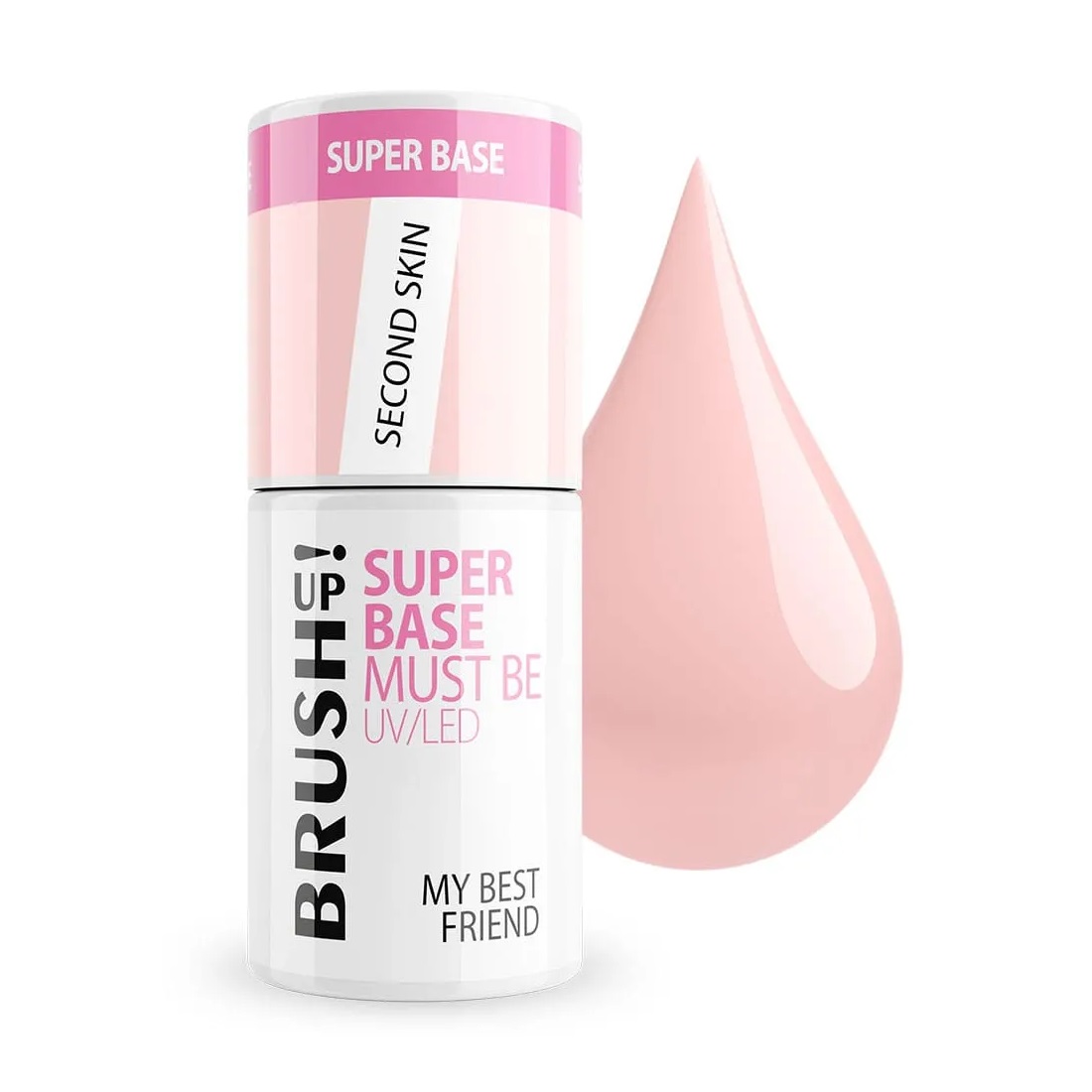 BRUSHUP_Super Base Must Be UV/LED Nail Hybrid Base My Best Friend Second Skin 5g