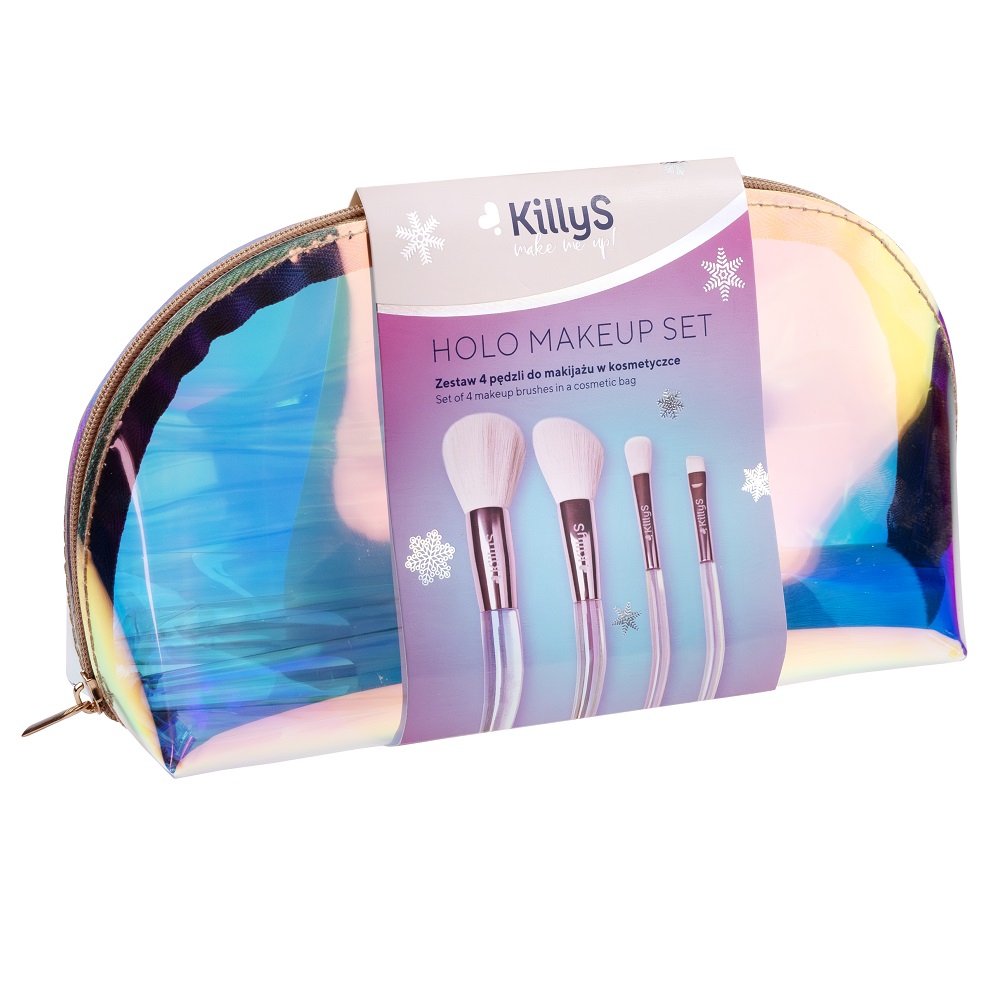 Holo Makeup Sada 4 šTetcov Na Líčenie V Taštičke Na Líčenie